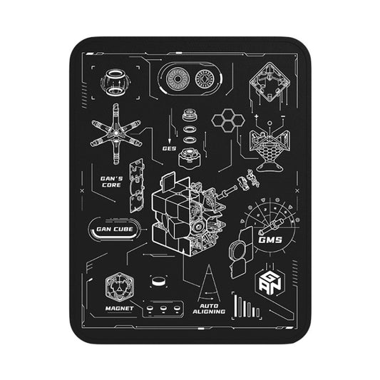 GAN Timer-themed Magic Cube Mat Quick Stack Cup Training Mat Non-Slip Mouse Pad(Hand Drawn) - Magic Cubes by buy2fix | Online Shopping UK | buy2fix