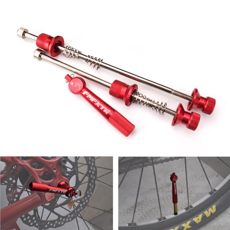 FMFXTR Mountain Bicycles Flower Drum Fast Disassembly Rod(Red) - Outdoor & Sports by FMFXTR | Online Shopping UK | buy2fix