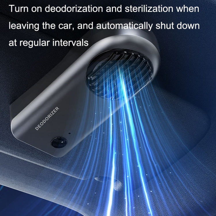 Car Mini Air Purifier Toilet Deodorant Shoe Cabinet Sterilizer(Grey) - In Car by buy2fix | Online Shopping UK | buy2fix