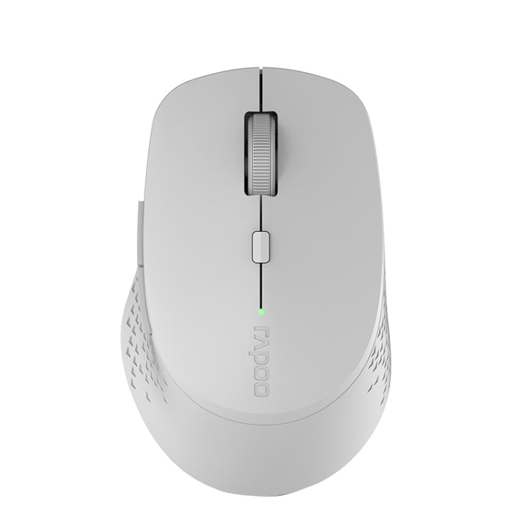 Rapoo M300G 1600DPI 3 Keys Laptop Office Silent Wireless Bluetooth Mouse(Light Gray) - Wireless Mice by Rapoo | Online Shopping UK | buy2fix