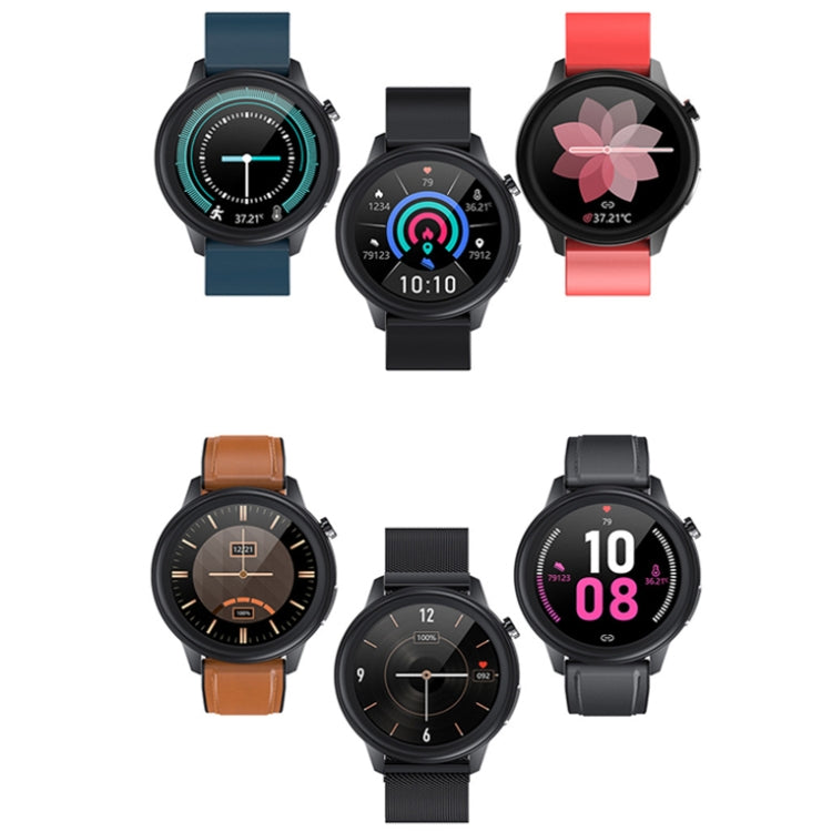 LOANIY E80 1.3 Inch Heart Rate Detection Smart Watch, Color: Black Steel - Smart Wear by LOANIY | Online Shopping UK | buy2fix