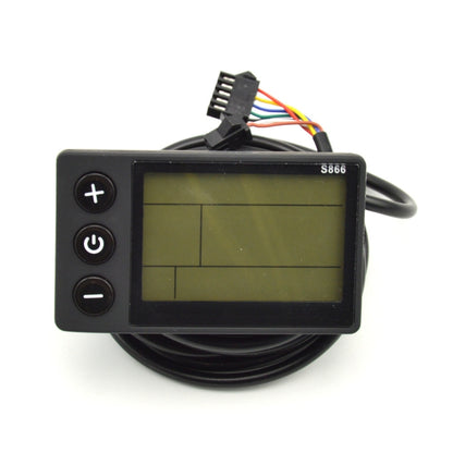 S866 Electric Bicycle Mountain Bike LCD Meter, Specification: B Type - Speedometers by buy2fix | Online Shopping UK | buy2fix