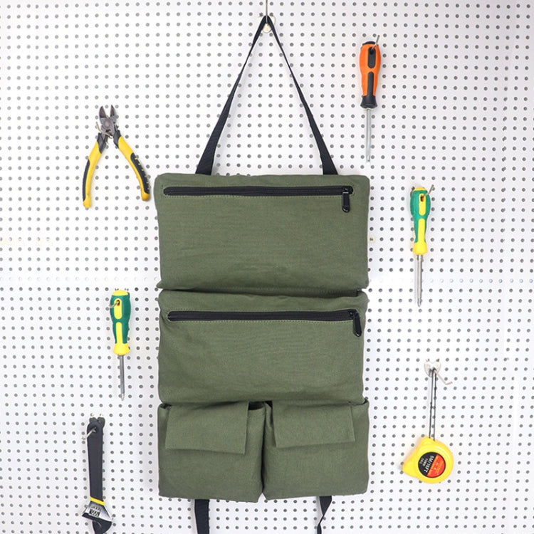 CL189 Car Canvas Tools Bag Portable Electric Worker Hardware Tool Kit(Green) - Storage Bags & Boxes by buy2fix | Online Shopping UK | buy2fix
