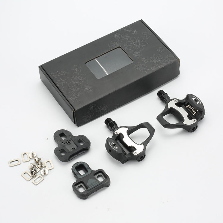 RACEWORK 01455 Road Bike Self-locking Pedals(Black) - Outdoor & Sports by buy2fix | Online Shopping UK | buy2fix