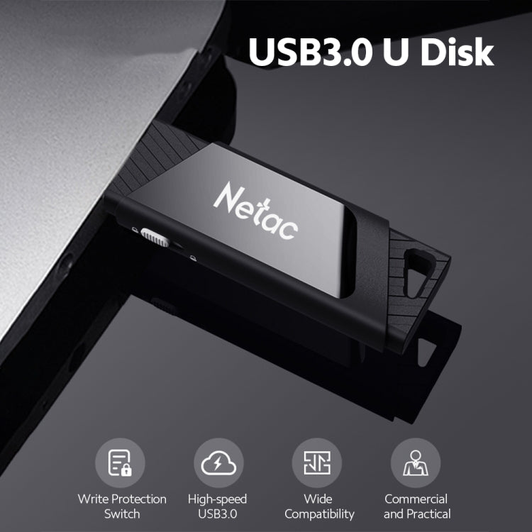 Netac U336 Protection With Lock Car High-Speed USB Flash Drives, Capacity: 32GB - USB Flash Drives by Netac | Online Shopping UK | buy2fix