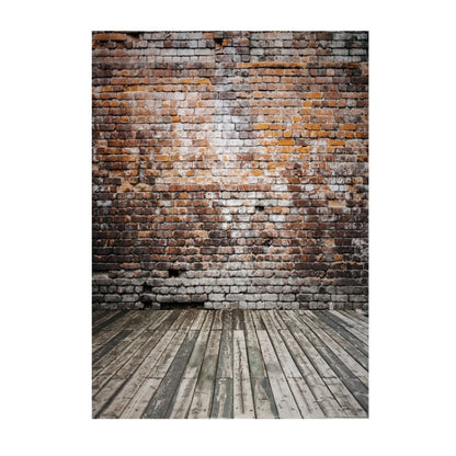 3740 2.1m x 1.5m Brick Wall and Wooden Floor Photography Background - Camera Accessories by buy2fix | Online Shopping UK | buy2fix