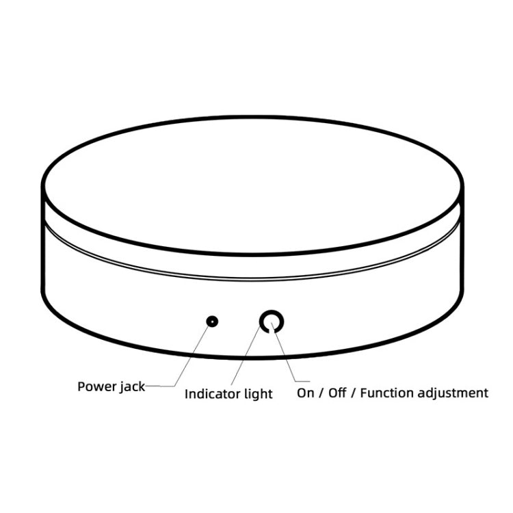 Electric Rotating Display Stand Electric Turntable , Specifications: Chinese Plug(Black) - Camera Accessories by buy2fix | Online Shopping UK | buy2fix