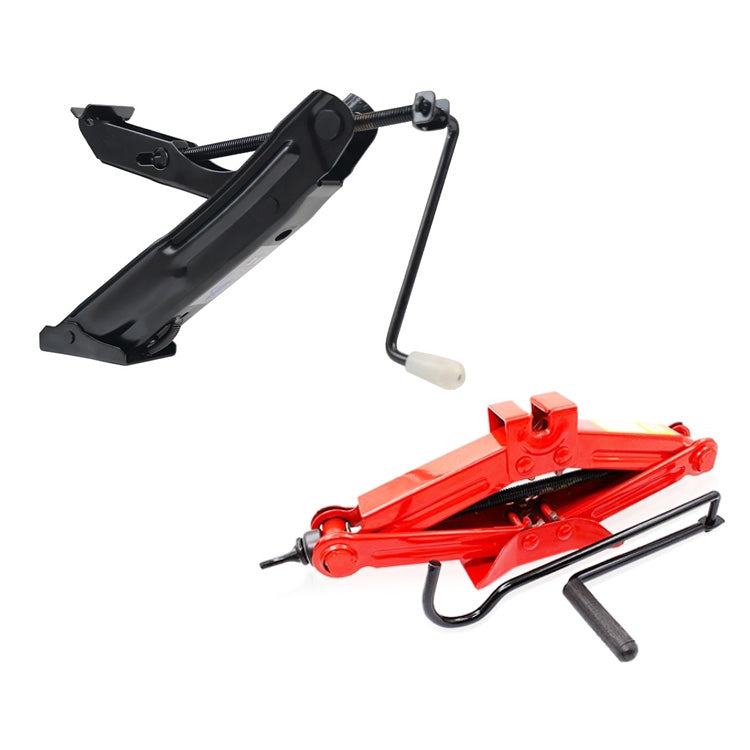 Portable Car Jack Z Type Hand Crank Tire Changing Tool(Red) - In Car by buy2fix | Online Shopping UK | buy2fix