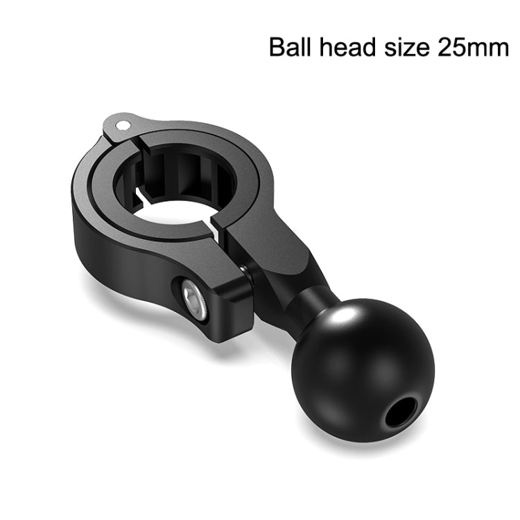 R3 Motorcycle Scooter Mobile Phone Bracket 1 Inch Ball Head Handlebar Fixed Base - In Car by buy2fix | Online Shopping UK | buy2fix