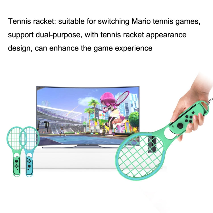 DOBE TNS-2123 Sports Lightsaber + Leg Strap + Tennis Racket + Wrist Strap 7 In 1 Sports Set For Nintendo Switch - Gamepads by DOBE | Online Shopping UK | buy2fix