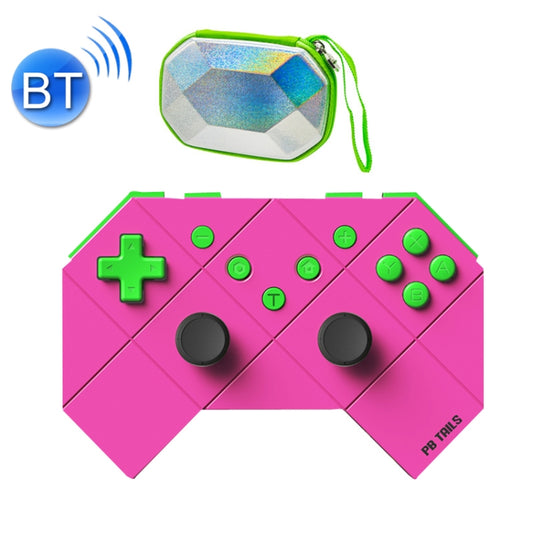 PB TAILS For Switch Bluetooth Wireless Gamepad, Style: Deluxe Edition (Rose Red) - Gamepads by buy2fix | Online Shopping UK | buy2fix