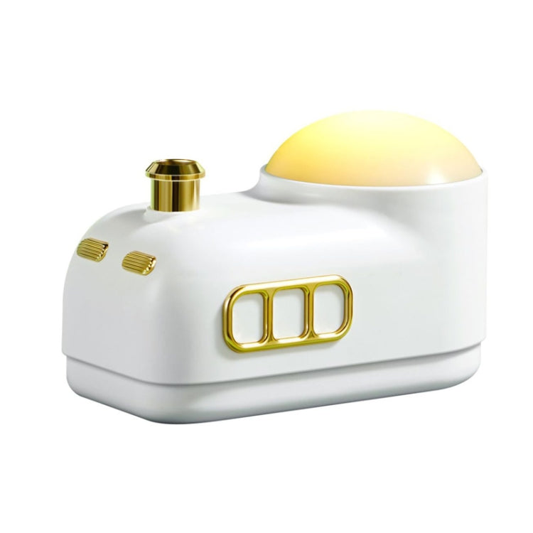 Retro Steam Train Air Humidifier USB Night Light Atmosphere Decor Lamp, Color: White-Basic Model - Home & Garden by buy2fix | Online Shopping UK | buy2fix