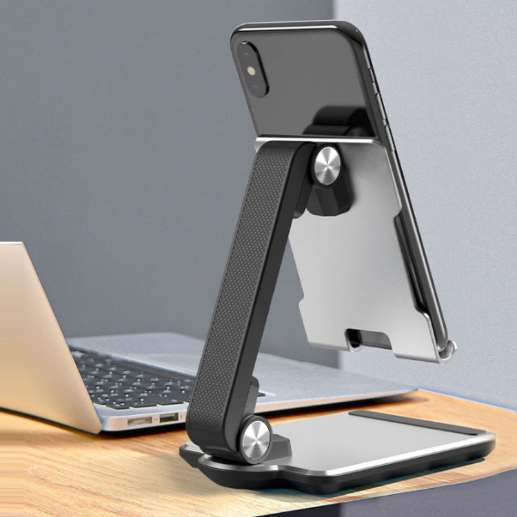 Portable Mobile Phone Tablet Desktop Stand, Color: Round Swivel Silver - Desktop Holder by buy2fix | Online Shopping UK | buy2fix