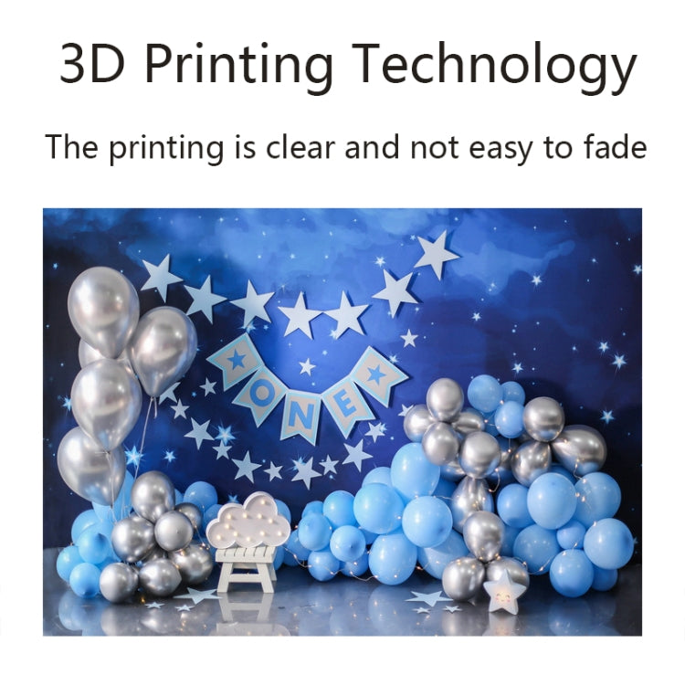 2.1m x 1.5m Birthday Party Shooting 3D Printed Background Cloth(4720) - Camera Accessories by buy2fix | Online Shopping UK | buy2fix