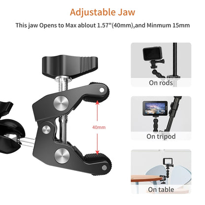JMSUZ 124124 SLR Camera Rail Adjustable Clamp Magic Aarm - Camera Accessories by JMSUZ | Online Shopping UK | buy2fix