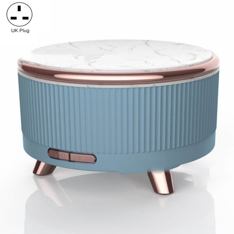 Ultrasonic Aromatherapy Diffuser Humidifier Essential Oil Diffuser UK Plug(Sky Blue) - Home & Garden by buy2fix | Online Shopping UK | buy2fix