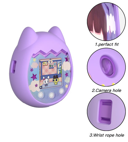 For Tamagotchi pix Silicone Cartoon Electronic Pet Protective Case(Pink) - Toys & Hobbies by buy2fix | Online Shopping UK | buy2fix