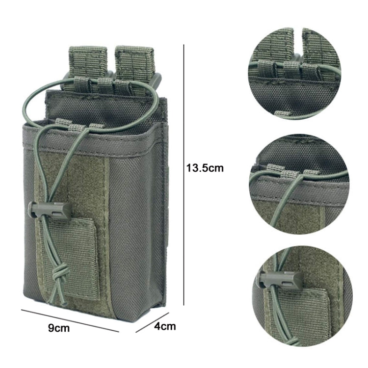 Outdoor Walkie-talkie Protection Bag Storage Belt Pouch(Khaki) - Consumer Electronics by buy2fix | Online Shopping UK | buy2fix