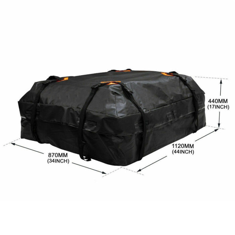 600D Oxford Cloth Car Roof Waterproof Luggage Storage Bag, Style: Roof Pack+Non-slip Mat - In Car by buy2fix | Online Shopping UK | buy2fix