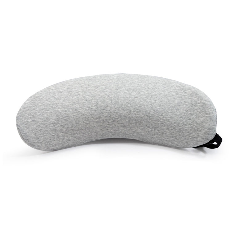 Memory Foam Lumbar Spine Cushion Pregnant Women Sleeping Lumbar Pillow(Light Gray Crescent) - Home & Garden by buy2fix | Online Shopping UK | buy2fix