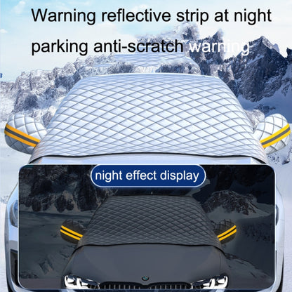 SUITU R-3945 Car Winter Front Glass Snow Shield Defrost Sunshade Thickened Car Clothing, Style: 12 Magnets Quilt - In Car by SUITU | Online Shopping UK | buy2fix