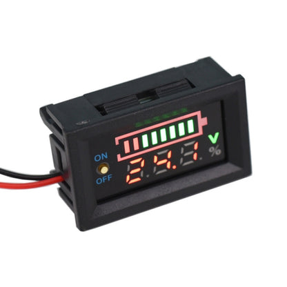 229TY 7-100V Electric Car Lithium Battery Voltage Power Meter Display Switch - Current & Voltage Tester by buy2fix | Online Shopping UK | buy2fix