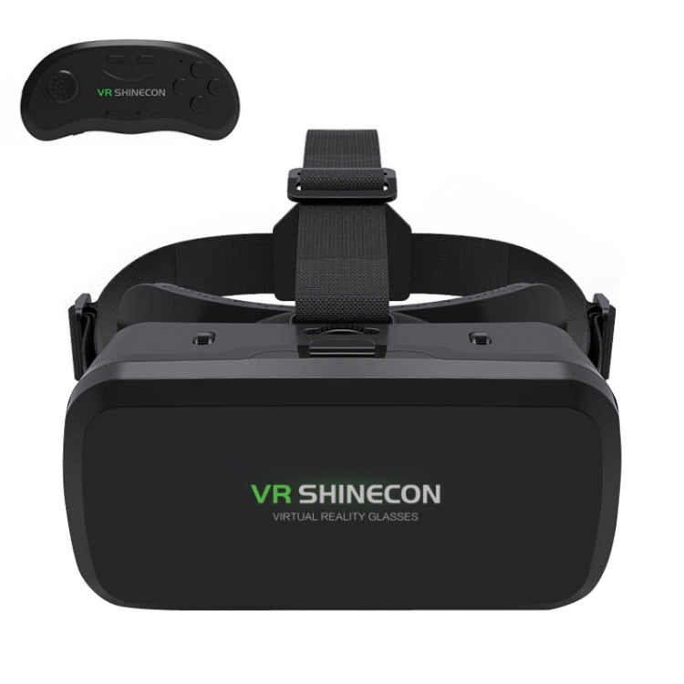 VR SHINECON G06A+B01 Handle Mobile Phone VR Glasses 3D Virtual Reality Head Wearing Gaming Digital Glasses - VR Headset by VR SHINECON | Online Shopping UK | buy2fix