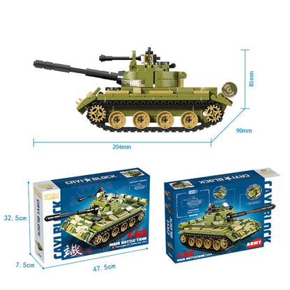 22009 T-62 CAYI Tank Model Assembled Puzzle Building Blocks Children Toys - Building Blocks by CAYI | Online Shopping UK | buy2fix