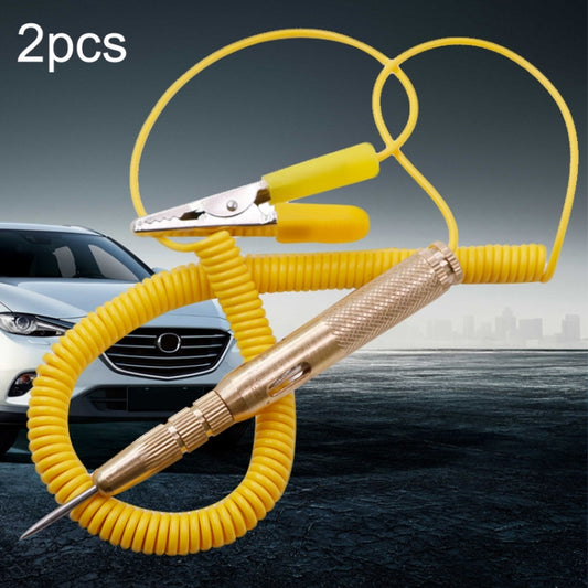 2pcs 6-24V Car Circuit Test Pen LED Multi-function Test Through Line Detection Test Light Test Pen, Style: Spring Model - In Car by buy2fix | Online Shopping UK | buy2fix