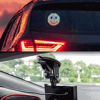 P4-32x32 RGB Full Color Emoji Picture LED Car Display Wireless Transmission Wifi Custom - In Car by buy2fix | Online Shopping UK | buy2fix