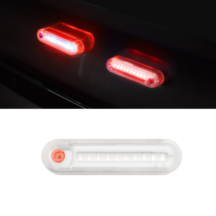 Motorcycle Electric Car Anti-Rear Collision Solar Strobe Warning Light, Specification: Red Light - Taillights by buy2fix | Online Shopping UK | buy2fix