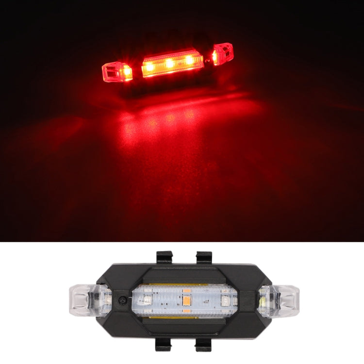 Motorcycle Bicycle Charging Strobe Decorative Warning Tail Light(Red Light) - Taillights by buy2fix | Online Shopping UK | buy2fix