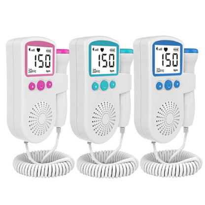 B3 Home Doppler Ultrasound Handheld Fetal Heart Pregnant Women Fetal Heart Monitor(Blue) - Heart Rate Monitoring by buy2fix | Online Shopping UK | buy2fix
