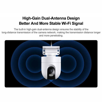 Original Xiaomi CW400 Outdoor Camera 2.5K Ultra HD Smart Full Color Night Vision IP66 Waterproof, US Plug(White) - Security by Xiaomi | Online Shopping UK | buy2fix