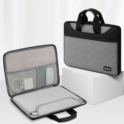 Baona BN-I003 Oxford Cloth Full Open Portable Waterproof Laptop Bag, Size: 13/13.3 inches(Gray+Power Bag) -  by Baona | Online Shopping UK | buy2fix
