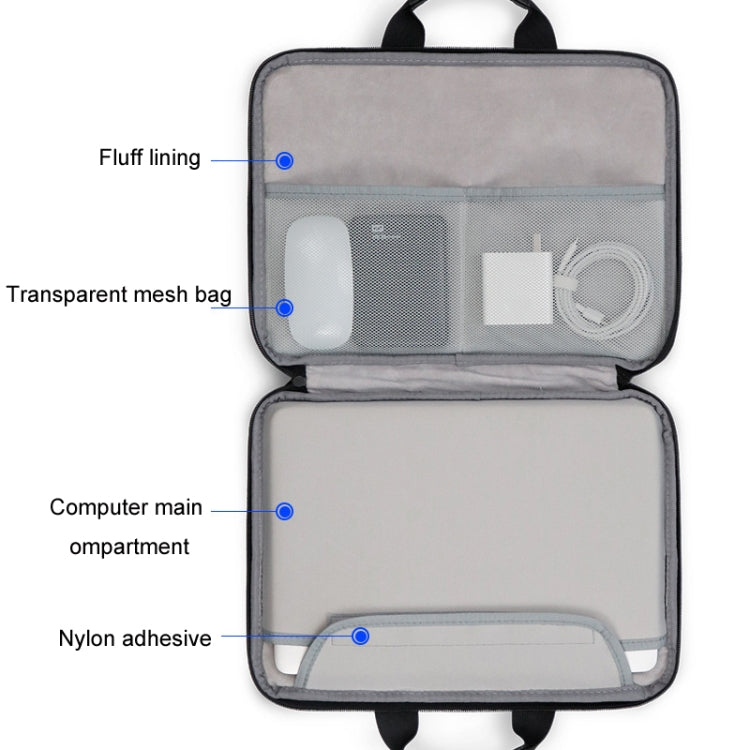 Baona BN-I003 Oxford Cloth Full Open Portable Waterproof Laptop Bag, Size: 16/17 inches(Black+Power Bag) -  by Baona | Online Shopping UK | buy2fix