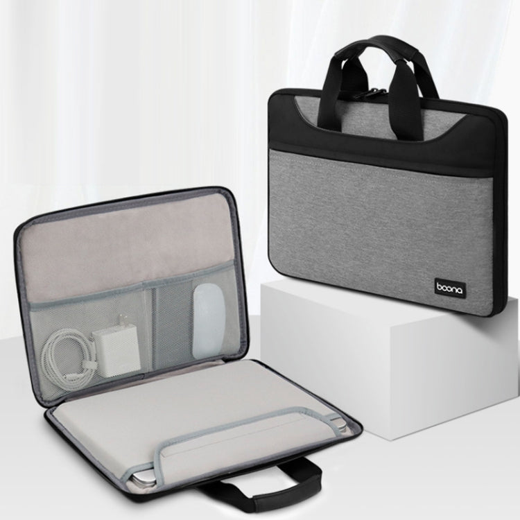 Baona BN-I003 Oxford Cloth Full Open Portable Waterproof Laptop Bag, Size: 16/17 inches(Black) -  by Baona | Online Shopping UK | buy2fix
