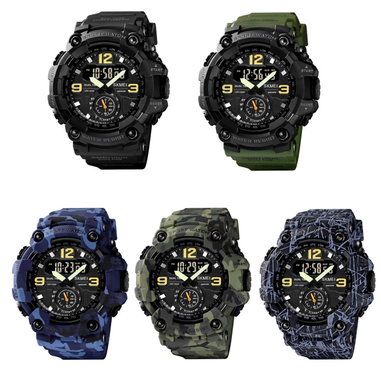 SKMEI 1637 Sports Digital Display Outdoor Shockproof Plastic Large Dial Men Watch, Color: Black - LED Digital Watches by SKMEI | Online Shopping UK | buy2fix