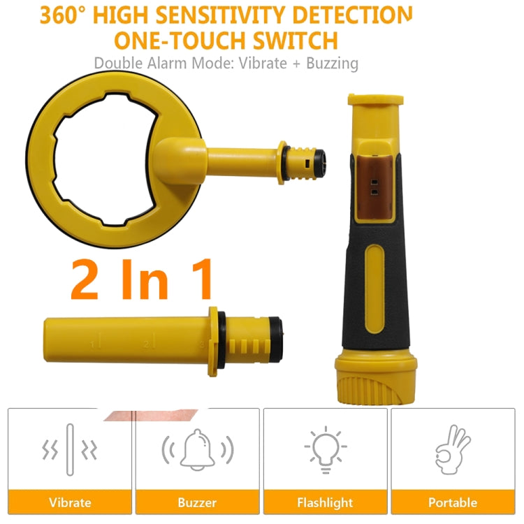 2 In 1 Underwater Metal Detector IP68 Waterproof 60m Submersible Detector - Consumer Electronics by buy2fix | Online Shopping UK | buy2fix