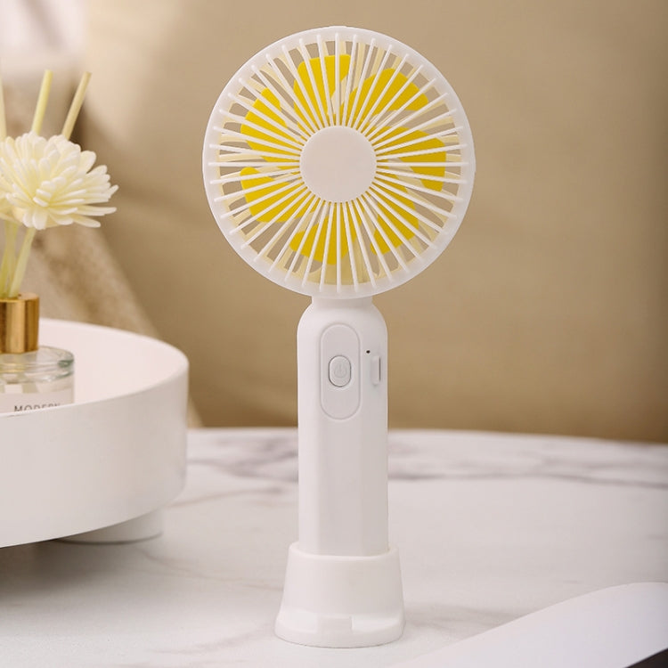 M9 Handheld Mini Fan Outdoor USB Charging Desktop Fan 800mAh(White) - Consumer Electronics by buy2fix | Online Shopping UK | buy2fix