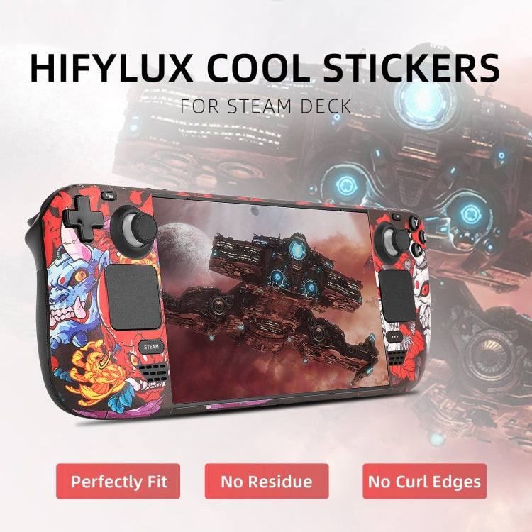 For Steam Deck Hifylux ST-SF12 Game Console Film Handheld Anti-scratch Protection Sticker(Carbon Pattern Black) - Accessories by buy2fix | Online Shopping UK | buy2fix
