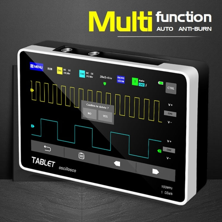 FNIRSI 1013D 1GS Sampling Dual Channel 100M Bandwidth Digital Oscilloscope, US Plug(English) -  by FNIRSI | Online Shopping UK | buy2fix