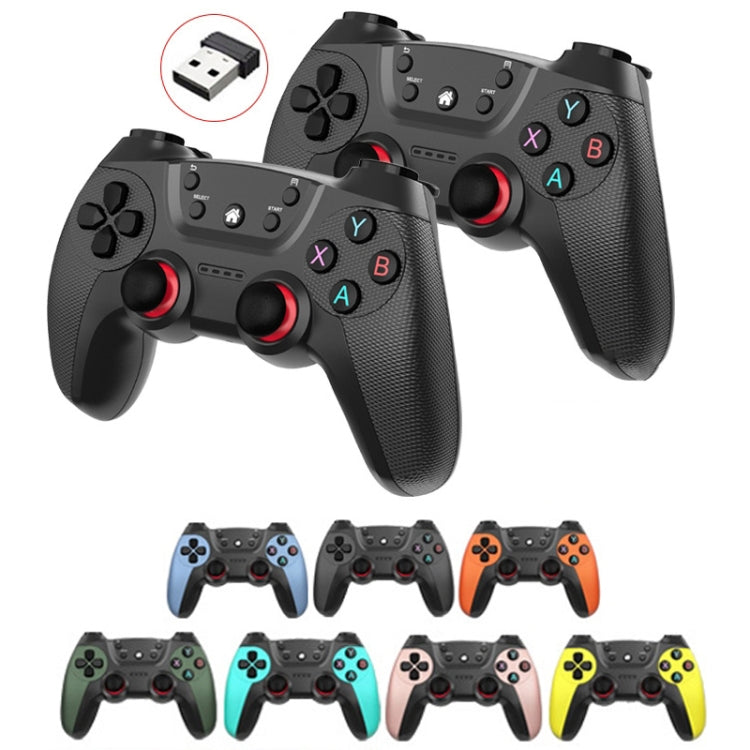 KM-029   2.4G One for Two Doubles Wireless Controller Support PC / Linux / Android / TVbox(Elegant Silver) - Gamepads by buy2fix | Online Shopping UK | buy2fix