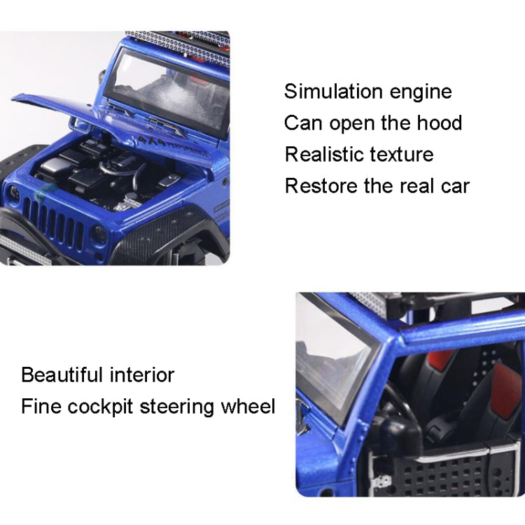 1:24 Simulation Alloy SUV Model Sound and Light Toys for Children(Orange) - Model Toys by buy2fix | Online Shopping UK | buy2fix