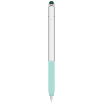 For Apple Pencil 2 AhaStyle PT-LC05 Jelly Style Translucent Silicone Protective Pen Case(Mint) - Pencil Accessories by AhaStyle | Online Shopping UK | buy2fix