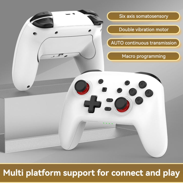 Wireless Bluetooth Somatosensory Vibration Gamepad For Nintendo Switch/Switch PRO(S07 White) - Gamepads by buy2fix | Online Shopping UK | buy2fix