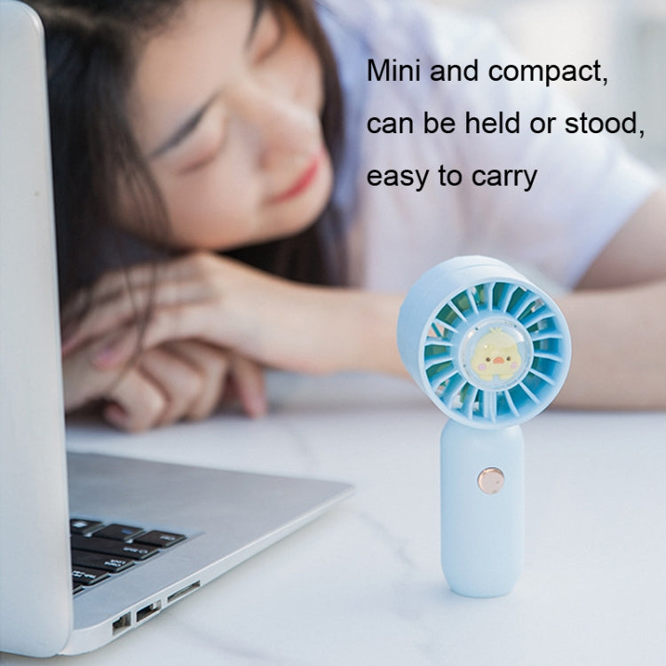 Hand Holds Small Fan Portable Mini Pocket Fan, Style: Green Spray Plating Version - Electric Fans by buy2fix | Online Shopping UK | buy2fix