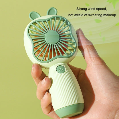 Cartoon Handheld Children Small Fan(Green) - Electric Fans by buy2fix | Online Shopping UK | buy2fix