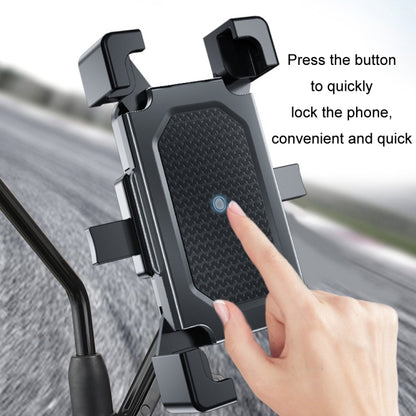 Shockproof Motorcycle Mobile Phone Holder Outdoor Bike Navigation Holder, Model: Handlebars - Holder by buy2fix | Online Shopping UK | buy2fix