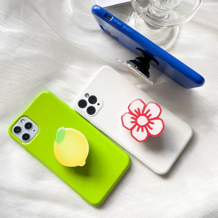 5pcs Sunflower Drip Glue Airbag Mobile Phone Holder(M71 Little Red Flower) - Ring Holder by buy2fix | Online Shopping UK | buy2fix